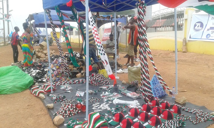 Traders cash in on NDC campaign launch